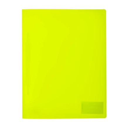 HERMA Schnellhefter Neon Kunststoff neon-gelb DIN A4, 1 Stück