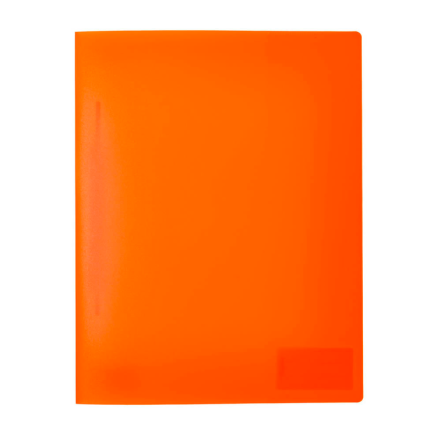 HERMA Schnellhefter Neon Kunststoff neon-orange DIN A4, 1 Stück