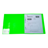  HERMA Schnellhefter Neon Kunststoff neon-grün DIN A4, 1 Stück 