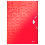 LEITZ Fächermappe WOW 4589 6 Fächer rot, 1 Stück
