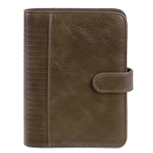  Terminplaner Standard von Bind, DIN A5, Lederimitat braun 
