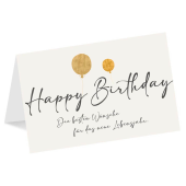  LUMA Geburtstagskarte Ballons DIN B6 