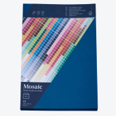  20  Briefumschläge Mosaic von artoz DIN C5 ohne Fenster marine haftklebend 