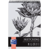 OXFORD Skizzenblock Sketching DIN A3, 50 Blatt, 1 Block, Spiralbindung 