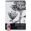  OXFORD Skizzenblock Sketching DIN A3, 50 Blatt, 1 Block, Spiralbindung 