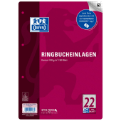  OXFORD Ringbucheinlage A4 kariert Lineatur 22, 50 Blätter 