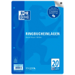 OXFORD Ringbucheinlage A4 blanko Lineatur 20, 50 Blätter 