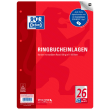  OXFORD Ringbucheinlage A4 kariert Lineatur 26, 50 Blätter 