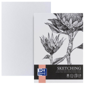  OXFORD Skizzenblock Sketching DIN A4, 50 Blatt, 1 Block 