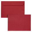  20  Briefumschläge Mosaic von artoz DIN C5 ohne Fenster weinrot haftklebend 