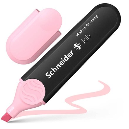 Schneider Job Pastell Textmarker rose-rosa, 1 Stück