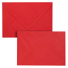  20 Briefumschläge Mosaic von artoz DIN B6 ohne Fenster feuerrot nassklebend 