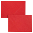  20 Briefumschläge Mosaic von artoz DIN B6 ohne Fenster feuerrot nassklebend 