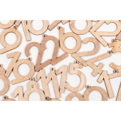  folia Adventskalenderzahlen natur 