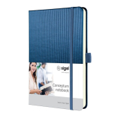  SIGEL Notizbuch CONCEPTUM DIN A5 liniert, blue metallic Hardcover 
