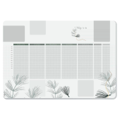  SIGEL Schreibtischunterlage DESIGN khaki/weiß Papier 59,5 x 41,0 cm, 30 Blatt 