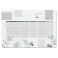 SIGEL Schreibtischunterlage DESIGN khaki/weiß Papier 59,5 x 41,0 cm, 30 Blatt