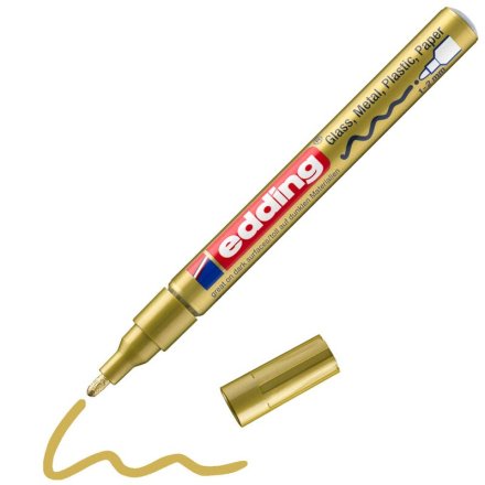 edding 751 creative Lackmarker gold 1,0 - 2,0 mm, 1 Stück