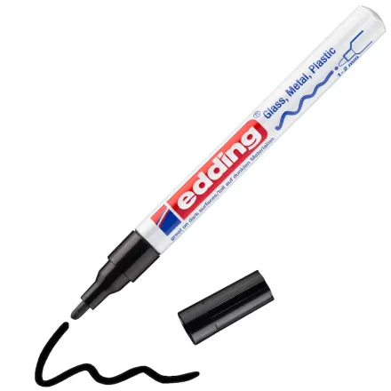 edding 751 creative Lackmarker schwarz 1,0 - 2,0 mm, 1 Stück
