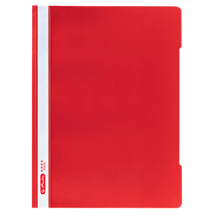 herlitz Schnellhefter Quality Kunststoff rot DIN A4, 1 Stück