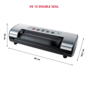  Steba VK 12 DOUBLE SEAL Vakuumiergerät silber 120 W 
