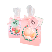  folia Geschenktüten Set Floral rosa 11,5 x 19,0 cm, 6 Stück 