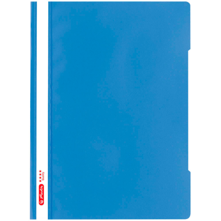 herlitz Schnellhefter Quality Kunststoff blau DIN A4, 1 Stück
