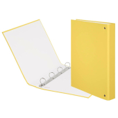  VELOFLEX Basic Ringbuch 4-Ringe gelb 4,0 cm DIN A4, 1 Stück 