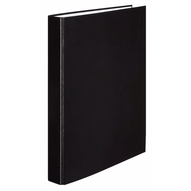  VELOFLEX Basic Ringbuch 4-Ringe schwarz 4,0 cm DIN A4, 1 Stück 