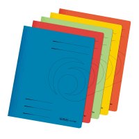 herlitz Schnellhefter easy orga Karton farbsortiert DIN A4, 5 Stück