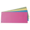 dots Trennstreifen farbsortiert, 190 g/qm Karton 24,0 x 10,5 cm, 100 Blatt