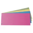  dots Trennstreifen farbsortiert, 190 g/qm Karton 24,0 x 10,5 cm, 100 Blatt 