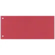  dots Trennstreifen dunkelrot, 190 g/qm Karton 24,0 x 10,5 cm, 100 Blatt 