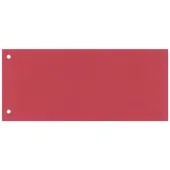  dots Trennstreifen dunkelrot, 190 g/qm Karton 24,0 x 10,5 cm, 100 Blatt 
