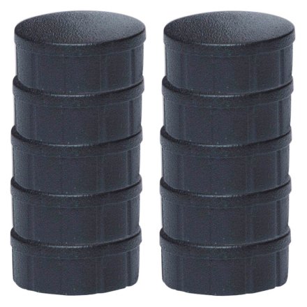 MAUL Magnete schwarz, Kunststoff Ø 1,5 cm, 10 Stück