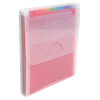  Exacompta Fächermappe Crystal 6 Fächer transparent, Hochformat, 1 Stück 