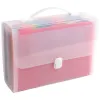 Exacompta Fächermappe Crystal 24 Fächer transparent, mit Verschlussklappe, 1 Stück