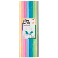 folia Krepppapier TREND farbsortiert 32 g/qm 10 Rollen