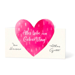 LUMA Geburtstagskarte Alles Liebe zum Geburtstag bunt