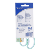  WESTCOTT Kinderschere GRIPEEZE hellblau/grün 14,0 cm, Rechtshänder 