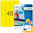  HERMA Etiketten 4366 gelb 45,7 x 21,2 mm, 20 Blatt 