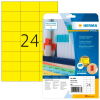  HERMA Etiketten 4466 gelb 70,0 x 37,0 mm, 20 Blatt 