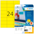  HERMA Etiketten 4466 gelb 70,0 x 37,0 mm, 20 Blatt 