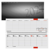  Tischquerkalender 2027 von rido idé, anthrazit 