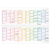  Häfft Verlag Tischquerkalender Rainbow 2027, 1 Stück 