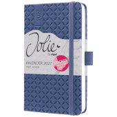  SIGEL Buchkalender Jolie 2027 Indigo Blue DIN A6, 1 Stück 