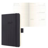  Taschenkalender Conceptum 2027 von Sigel, DIN A6, schwarz 