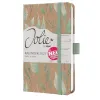 Buchkalender Jolie 2027 Sparkle Leaves von SIGEL DIN A6