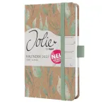 Buchkalender Jolie 2027 Sparkle Leaves von SIGEL DIN A6