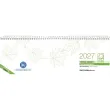  Tischquerkalender 2027 von ZETTLER KALENDER, beige/grün 